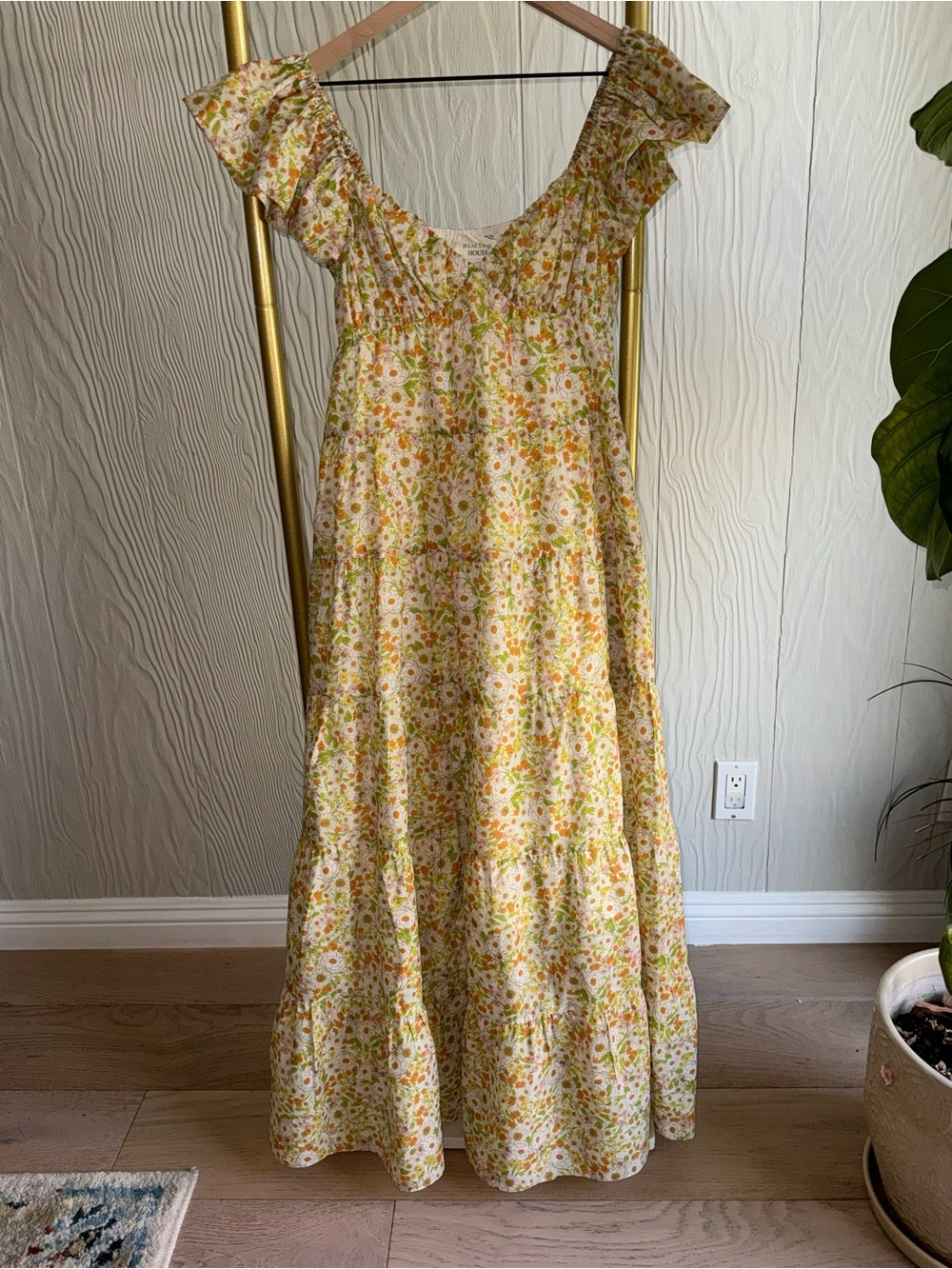 HYACINTH HOUSE TUCKERNUCK Tiered Maxi Dress - Yellow Daisy 🌼